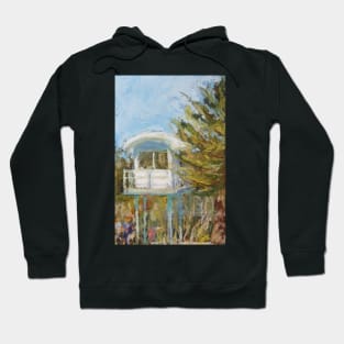 Bonny surf tower - plein air Hoodie